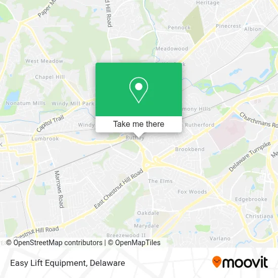 Easy Lift Equipment map