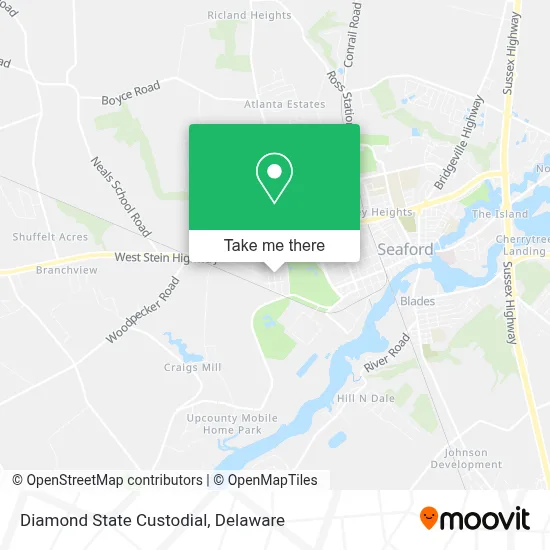 Diamond State Custodial map