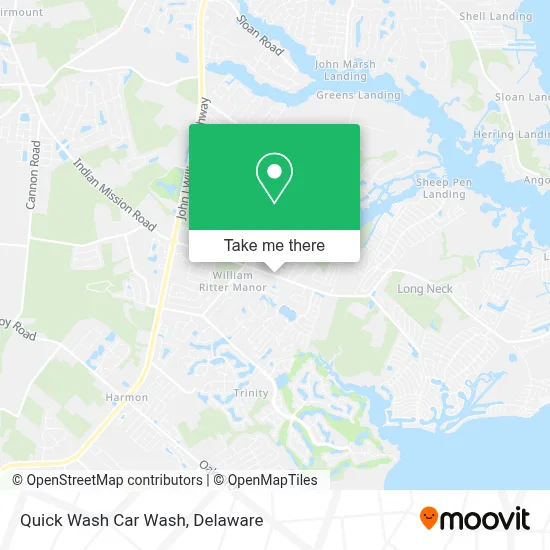 Quick Wash Car Wash map