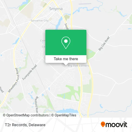 T2r Records map