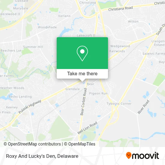 Roxy And Lucky's Den map