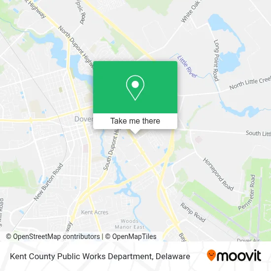 Kent County Public Works Department map