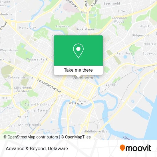 Advance & Beyond map