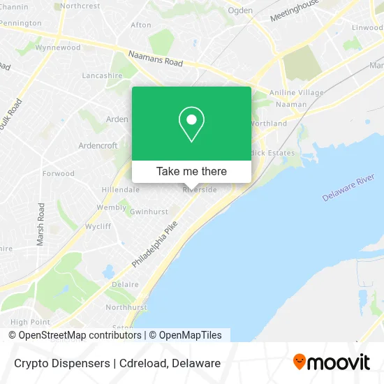 Crypto Dispensers | Cdreload map