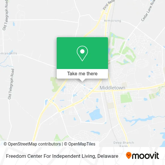 Freedom Center For Independent Living map