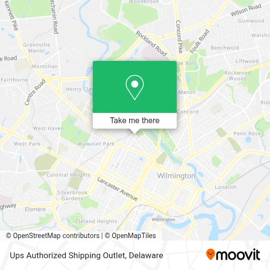 Ups Authorized Shipping Outlet map