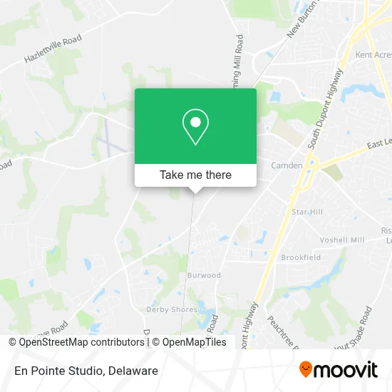 En Pointe Studio map