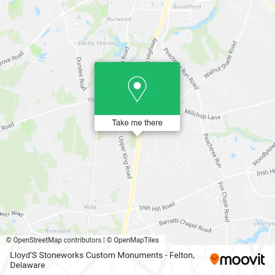Lloyd’S Stoneworks Custom Monuments - Felton map