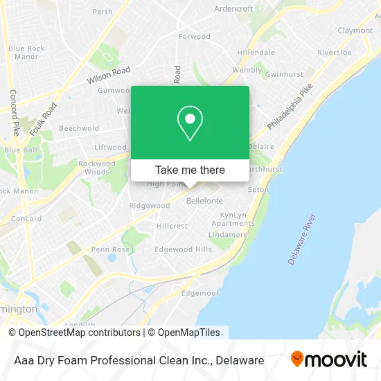 Aaa Dry Foam Professional Clean Inc. map