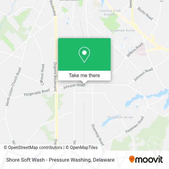 Shore Soft Wash - Pressure Washing map