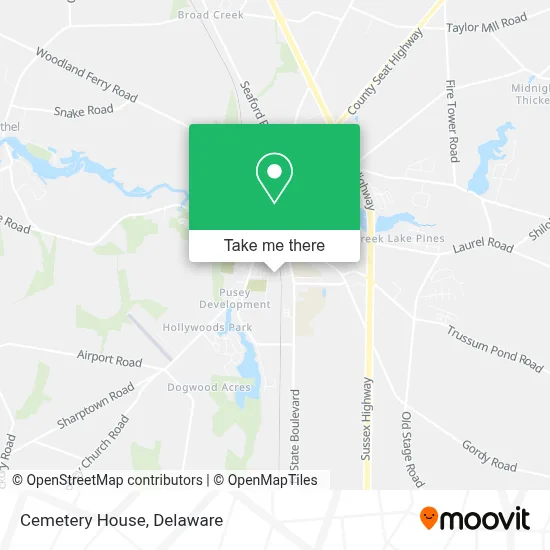Cemetery House map