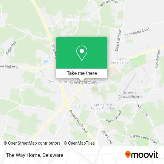 The Way Home map