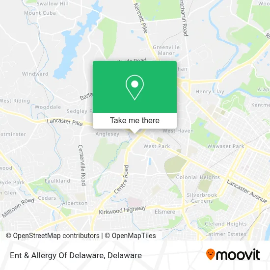 Ent & Allergy Of Delaware map