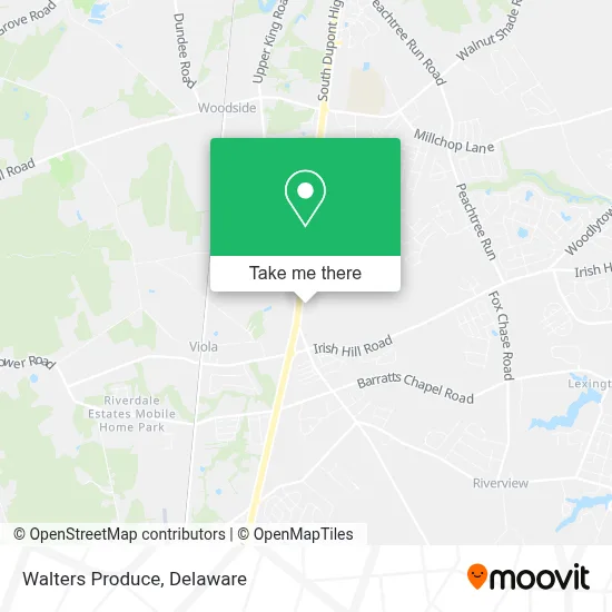 Walters Produce map