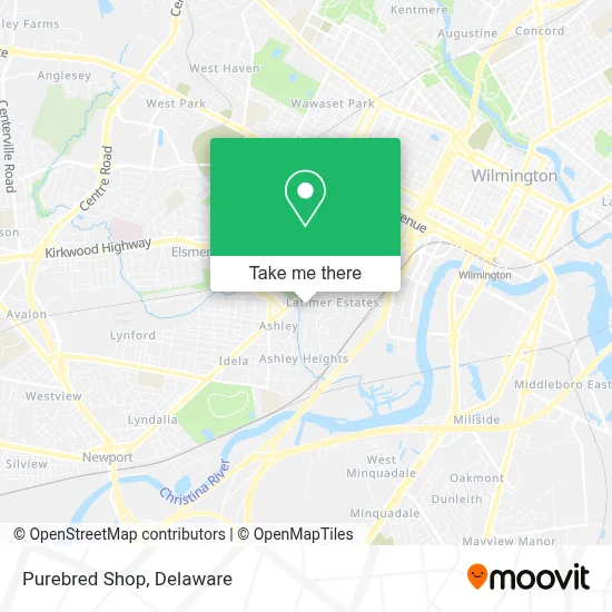 Purebred Shop map