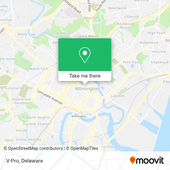 V-Pro map
