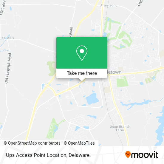 Ups Access Point Location map