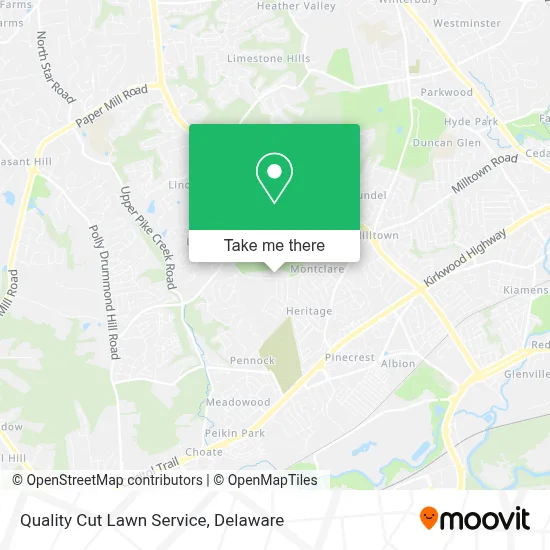 Quality Cut Lawn Service map