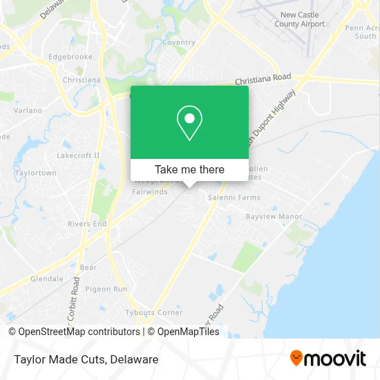 Taylor Made Cuts map