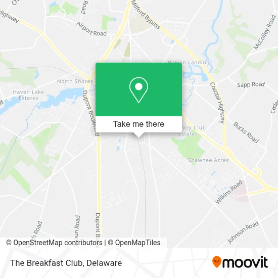 The Breakfast Club map