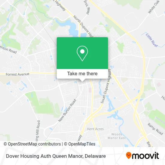 Dover Housing Auth Queen Manor map