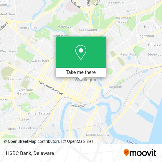 Hsbc Bank map