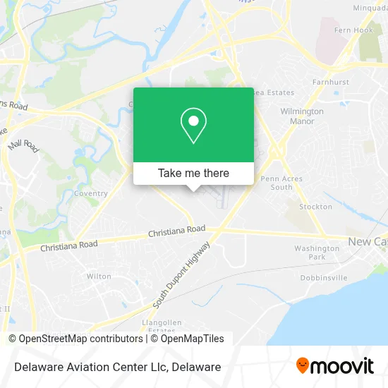 Delaware Aviation Center Llc map