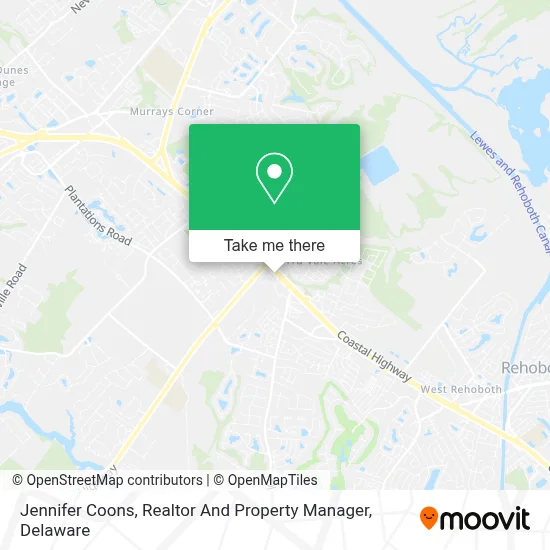 Jennifer Coons, Realtor And Property Manager map
