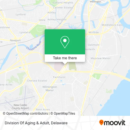 Division Of Aging & Adult map