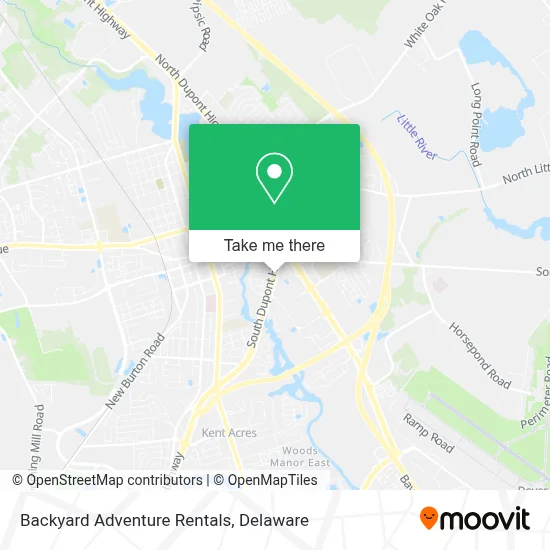 Backyard Adventure Rentals map
