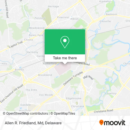 Allen R. Friedland, Md map