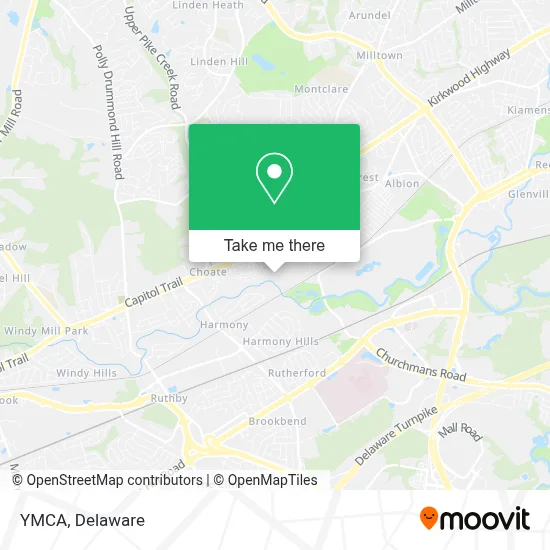 Ymca map