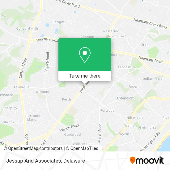 Jessup And Associates map