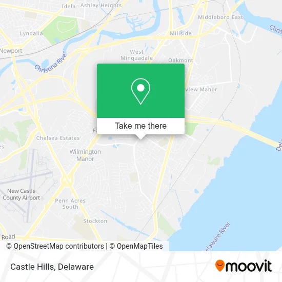 Castle Hills map