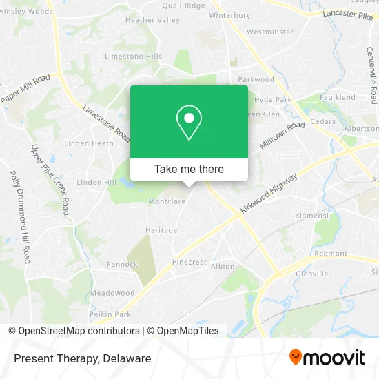 Present Therapy map