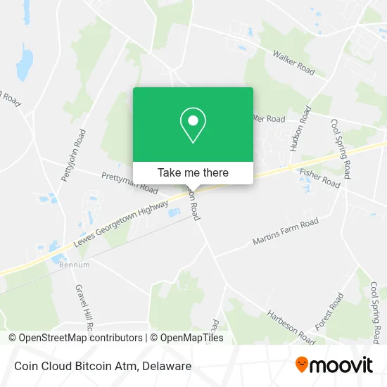 Coin Cloud Bitcoin Atm map