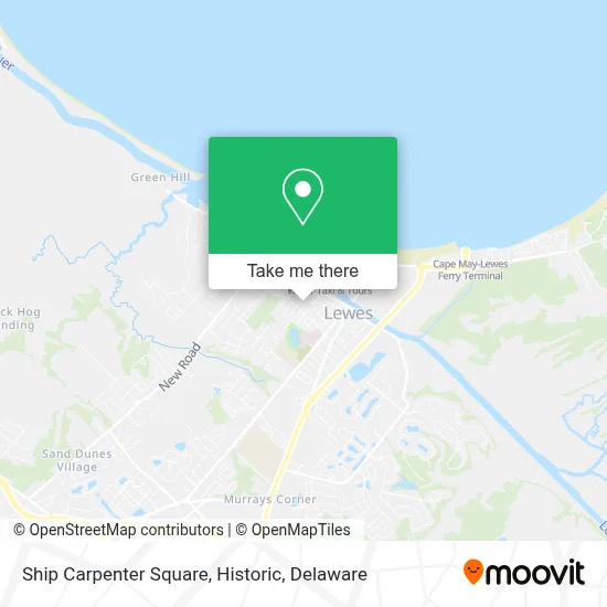 Ship Carpenter Square, Historic map