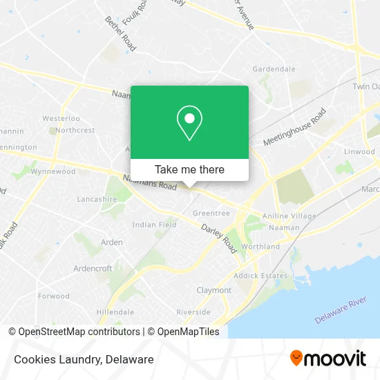 Cookies Laundry map