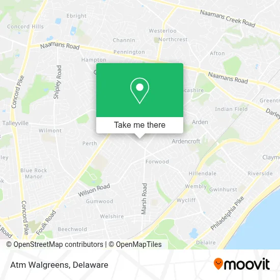 Atm Walgreens map