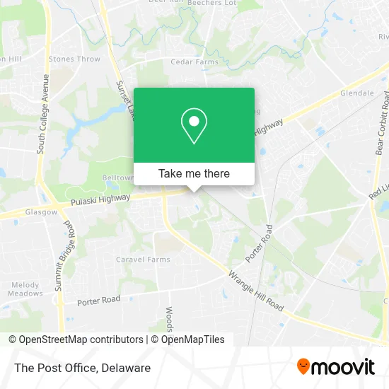 The Post Office map