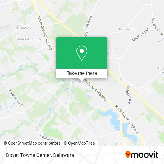 Dover Towne Center map
