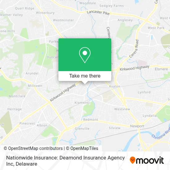 Nationwide Insurance: Deamond Insurance Agency Inc map