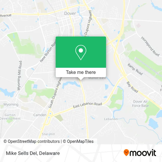 Mike Sells Del map