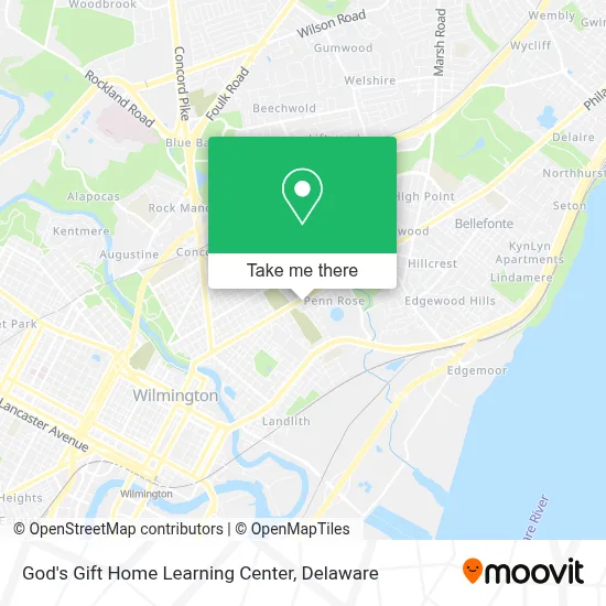 God's Gift Home Learning Center map