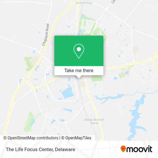 The Life Focus Center map