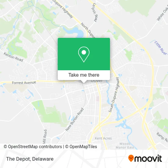 The Depot map