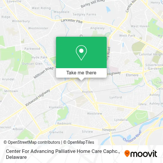 Center For Advancing Palliative Home Care  Caphc. map