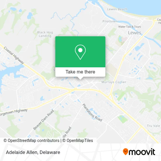 Adelaide Allen map