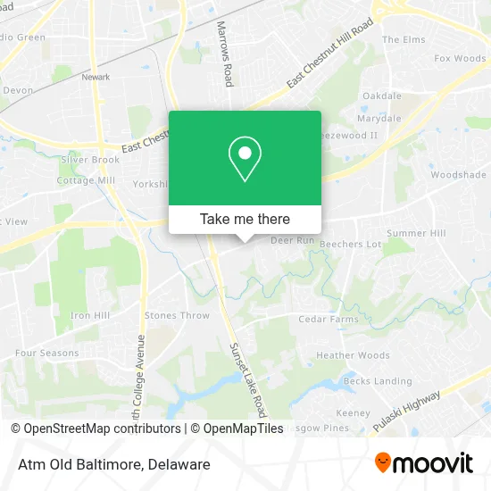 Atm Old Baltimore map