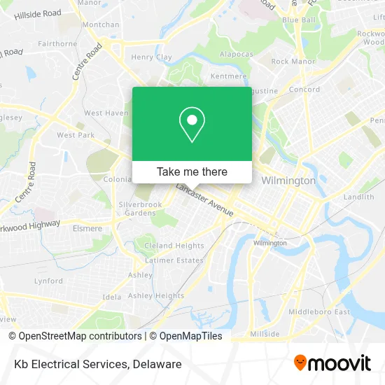 Kb Electrical Services map